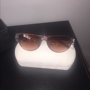 Oakley Feedback Rose Gold Sunglasses VR50 Brown
